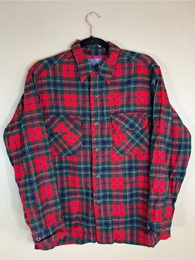 Vintage Pendleton Wool Plaid Shirt | M